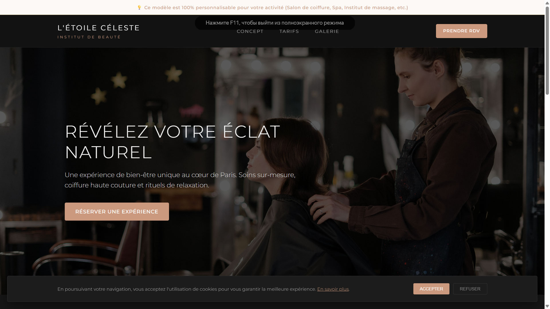 L'Étoile Céleste — Salon de Beauté